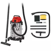 Einhell TC-VC 1930 S 30L Stainless Steel Wet & Dry Vacuum Cleaner 240V