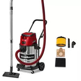 Einhell PXC 36V (2x18) 30 Litre Stainless Steel Wet and Dry Vac Skin