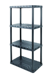 Tactix 4 Teir Plastic Shelving Unit 30kg Per Shelf Main Image