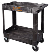 Tactix Durable Plastic Service Cart 2 Tier Trolley 86.6cm (34 Inch) Main Image