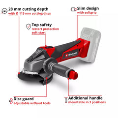 Einhell PXC 18V 115mm Angle Grinder Skin