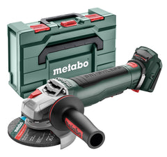 Metabo WPB 18 LT BL 11-125 Quick 5 Angle Grinder with Dead-mans Paddle & Brake Body Only + MetaBOX