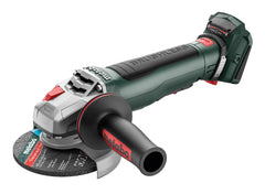 Metabo WPB 18 LT BL 11-125 Quick 5 Angle Grinder with Dead-mans Paddle & Brake Body Only + MetaBOX