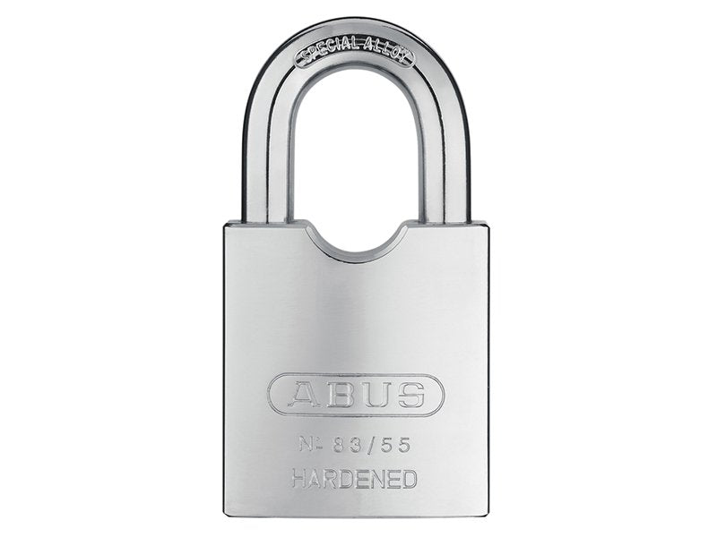 ABUS 83/55 55mm Rock Hardened Steel Body Padlock Open Shackle Main Image