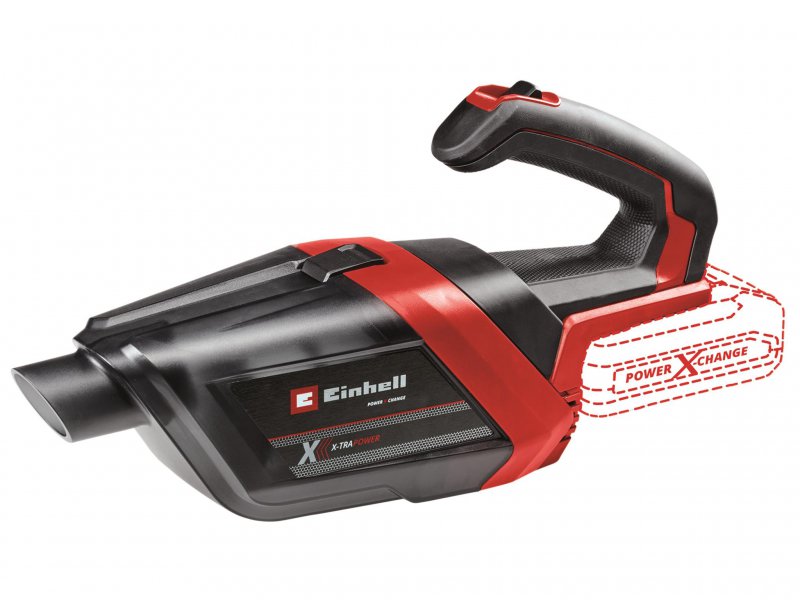 Einhell PXC 18V Handheld Vacuum Cleaner Body Only TE-HV 18/06 Main Image