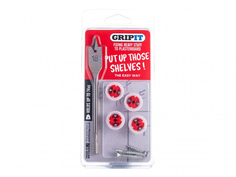 Gripit Shelf Kit Clam Pack Main Image