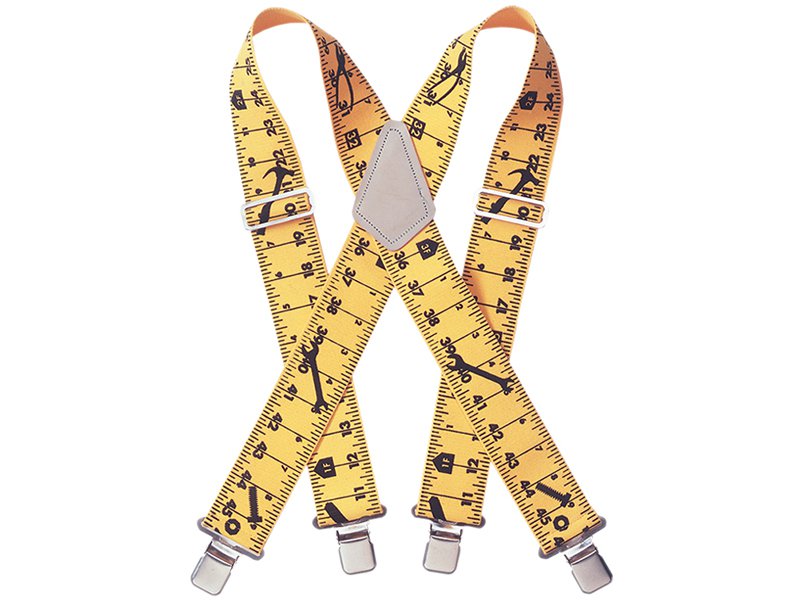 Kuny's SP-15YT Yellow Tape Measure Braces 2in Wide Main Image