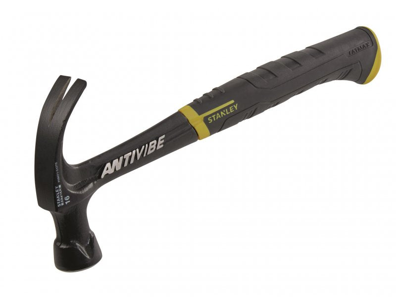 Stanley Tools FatMax Antivibe All Steel Curved Claw Hammer 450g (16oz) Main Image