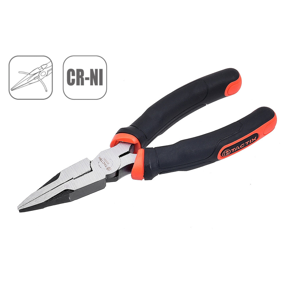 Tactix Pliers Long Nose 200mm 8 Inch Main Image