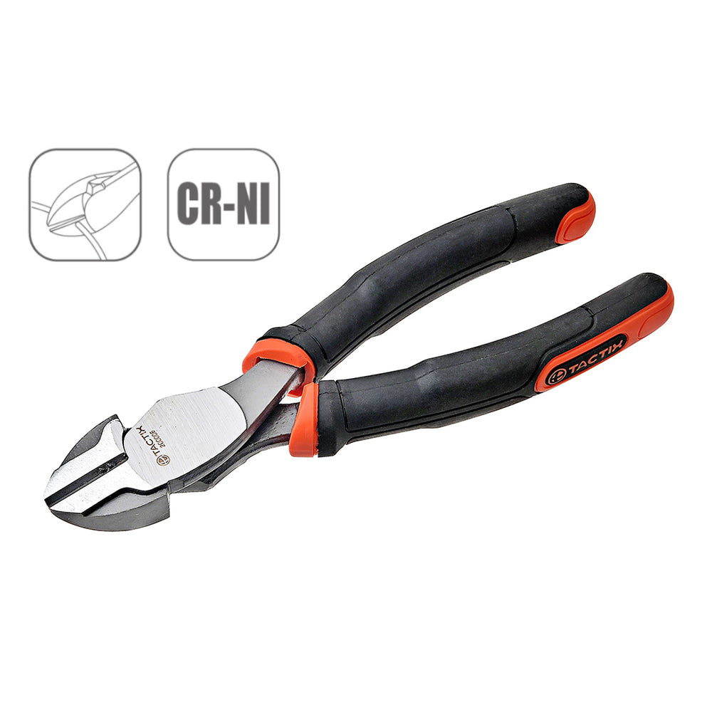 Tactix Pliers Heavy Duty Diagonal 190mm 7-1/2 Inch Main Image