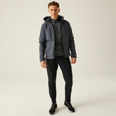 Regatta Navigate Hooded Softshell Black/Grey L