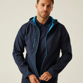 Regatta Navigate Hooded Softshell Navy/Blue L