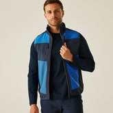 Regatta E-Volve Unisex Softshell Hybrid Bodywarmer Strong Blue/Navy XL
