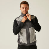 Regatta E-Volve Unisex Stretch Hybrid Midlayer Bodywarmer Mineral Grey/Ash L