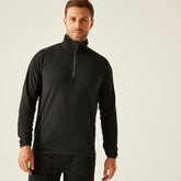 Regatta Navigate Half Zip Fleece Black/Grey XL