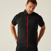 Regatta Navigate Fleece Bodywarmer Black/Red XL