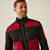 Regatta E-Volve Unisex Stretch Hybrid Midlayer Bodywarmer ClassRed/Blk XL