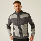 Regatta E-Volve Unisex Softshell Hybrid Jacket Mineral Grey/Ash S