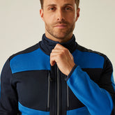 Regatta E-Volve Unisex Stretch Hybrid Midlayer Bodywarmer Strong Blue/Navy L