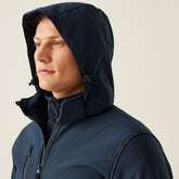 Regatta Navigate Hooded Softshell Navy/Blue XL