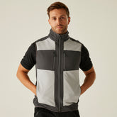 Regatta E-Volve Unisex Softshell Hybrid Bodywarmer Mineral Grey/Ash L