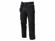 DEWALT Pro Tradesman Black Trousers Waist 32in Leg 31in
