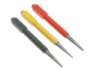 Stanley Tools Dynagrip Nail Punch - Set of 3 - 0.8mm, 1.6mm & 2.4mm