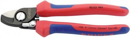 DRAPER EXPERT 165MM KNIPEX COPPER OR ALUMINIUM ONLY CABLE SHEAR WITH SPRUNG HEAVY DUTY HANDLES