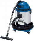 1400W 50L 230V WET AND DRY VACUUM CLEANER WITH STAINLESS STEEL TANK AND 230V POWER TOOL SOCKET