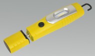 Sealey Rechargeable 360 Inspection Lamp 7 SMD + 3W LED Yellow Lithium-ion