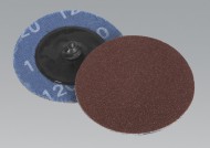 Sealey Quick Change Sanding Disc 50mm 120Grit Pack of 10