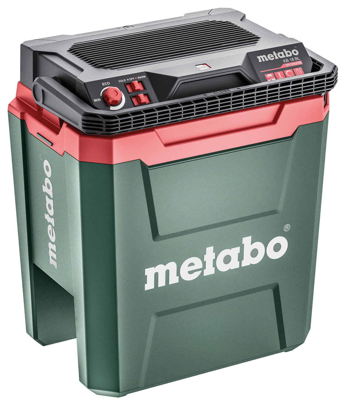 Metabo KB 18 BL Cool Box 28L Runs on 18V, 240V and 12V Car Charger Body Only