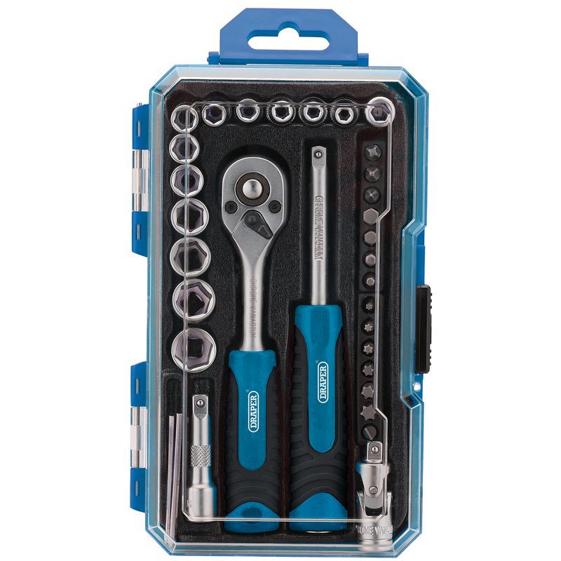 Socket Set, 1/4" Sq. Dr. (35 Piece) Main Image