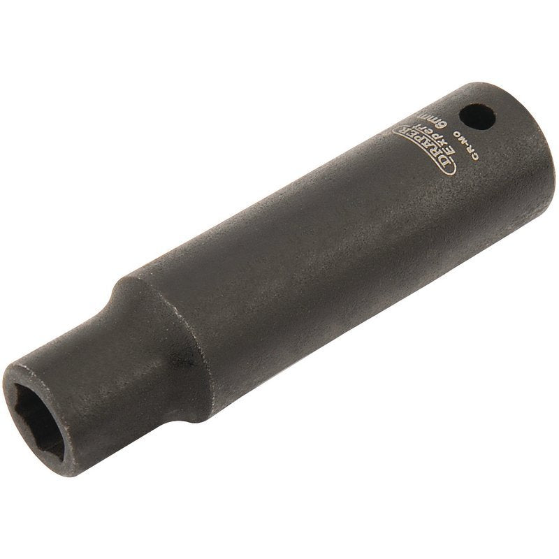 Draper Expert HI-TORQ 6 Point Deep Impact Socket, 1/4" Sq. Dr., 6mm Main Image