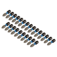 Draper Expert Cross Slot/PH Type Impact Screwdriver Bits, No.2 x 25mm, 1/4" Hex (Pack of 25) Main Image