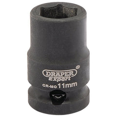 Draper Expert HI-TORQ 6 Point Impact Socket, 3/8" Sq. Dr., 11mm Main Image