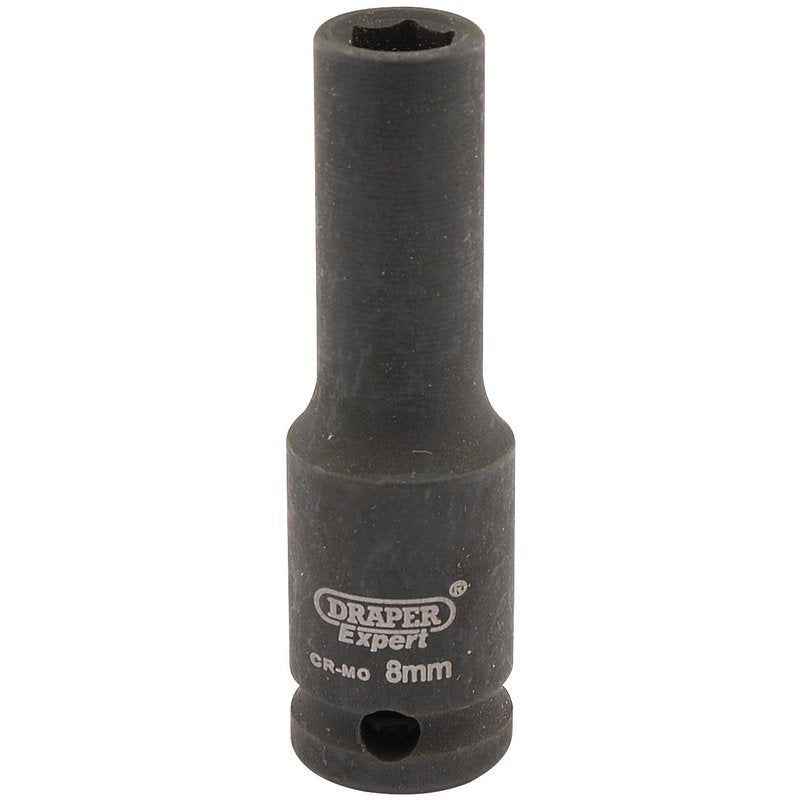 Draper Expert HI-TORQ 6 Point Deep Impact Socket, 3/8" Sq. Dr., 8mm Main Image