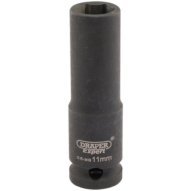 Draper Expert HI-TORQ 6 Point Deep Impact Socket, 3/8" Sq. Dr., 11mm Main Image