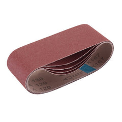 Cloth Sanding Belt, 75 x 457mm, 120 Grit (Pack of 5) Main Image