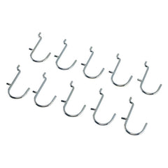 Metal J-Hooks for Back Panel/Pegboard (Pack of 10) Main Image