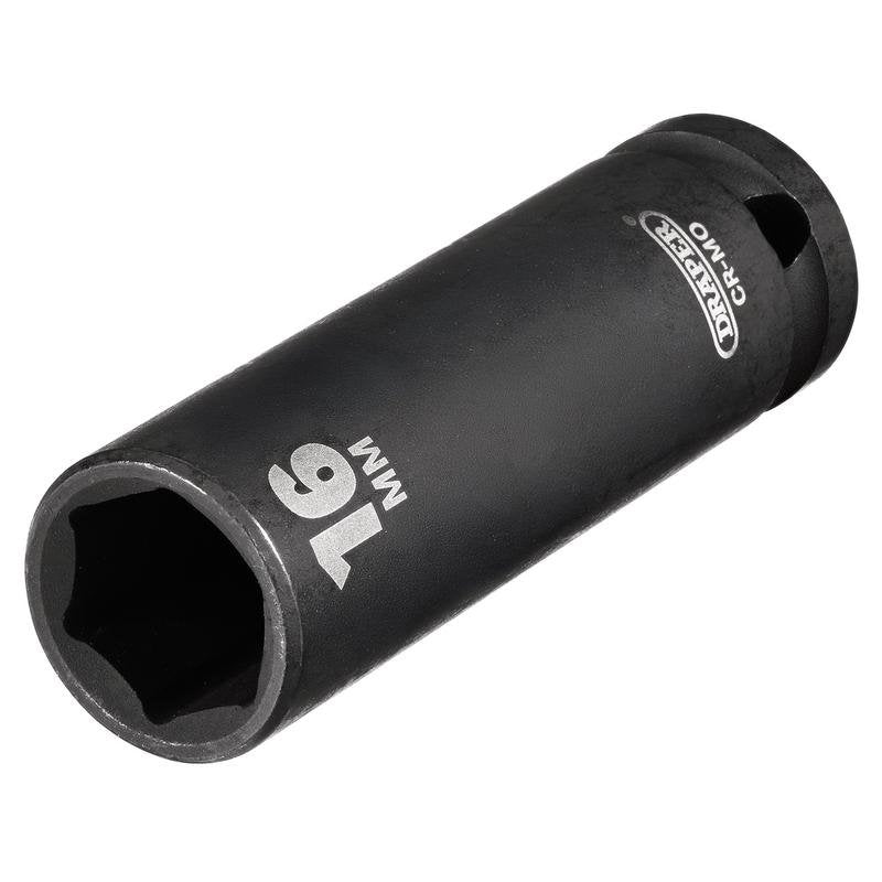 Draper Expert HI-TORQ Deep Impact Socket, 1/2" Sq. Dr., 16mm Main Image