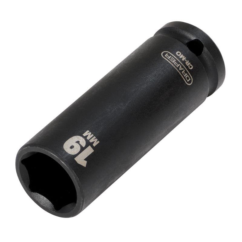 Draper Expert HI-TORQ Deep Impact Socket, 1/2" Sq. Dr., 19mm Main Image