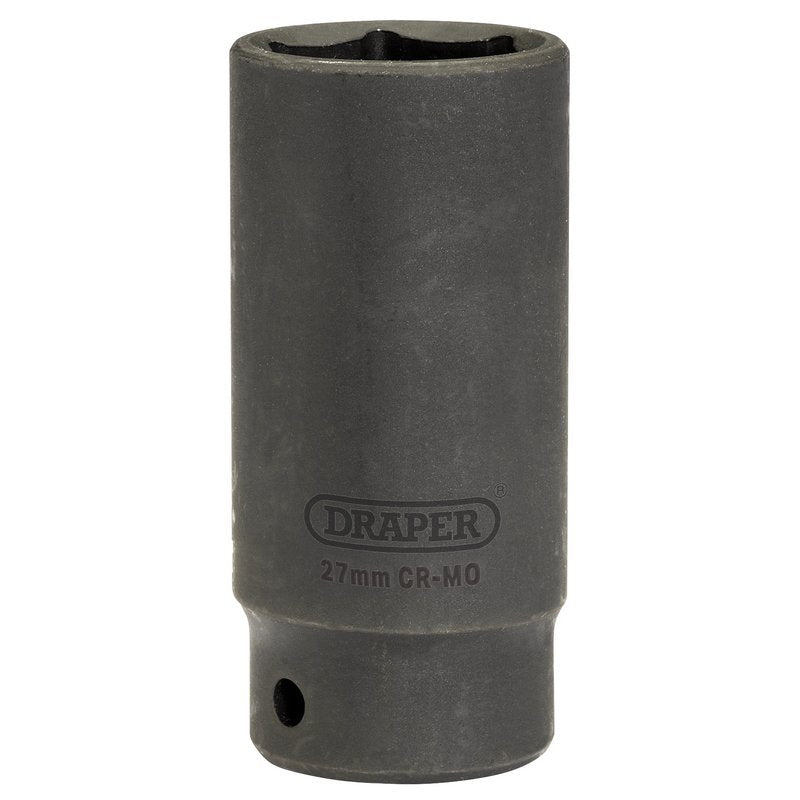 Draper Expert HI-TORQ Deep Impact Socket, 1/2" Sq. Dr., 27mm Main Image