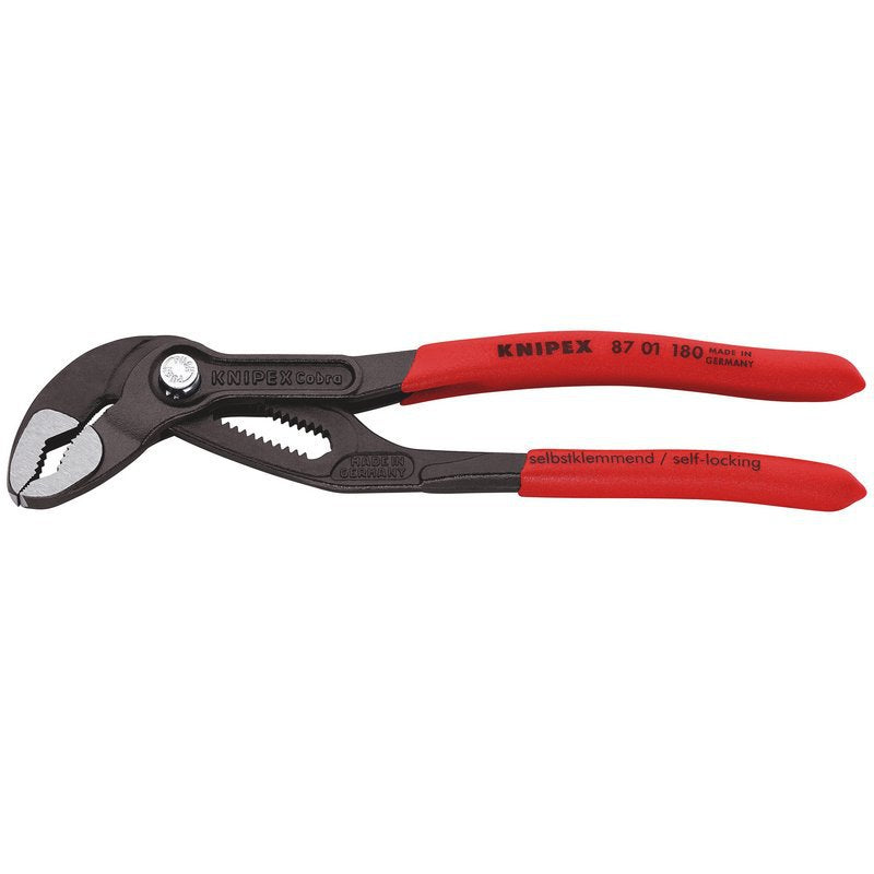 KNIPEX 87 01 180 Cobra High-Tech Water Pump Pliers, 180mm Main Image