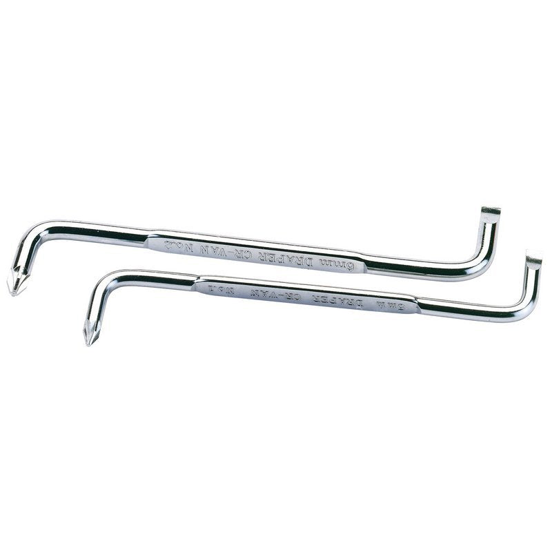 Plain Slot and PZ Type Angled Screwdriver Set (2 Piece) Main Image