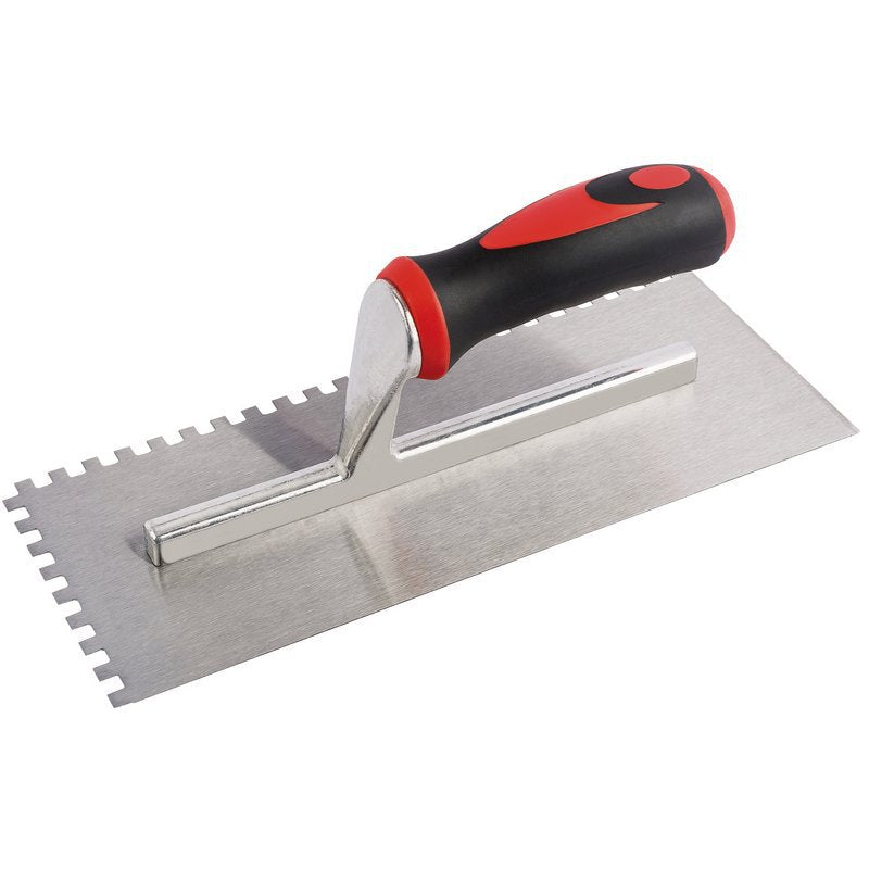 Draper Redline Soft Grip Adhesive Trowel, 120 x 280mm Main Image