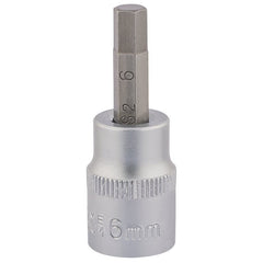 Socket with Hexagonal Bit, 3/8" Sq. Dr., 6mm Main Image
