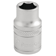 6 Point Metric Socket, 3/8" Sq. Dr., 9mm Main Image