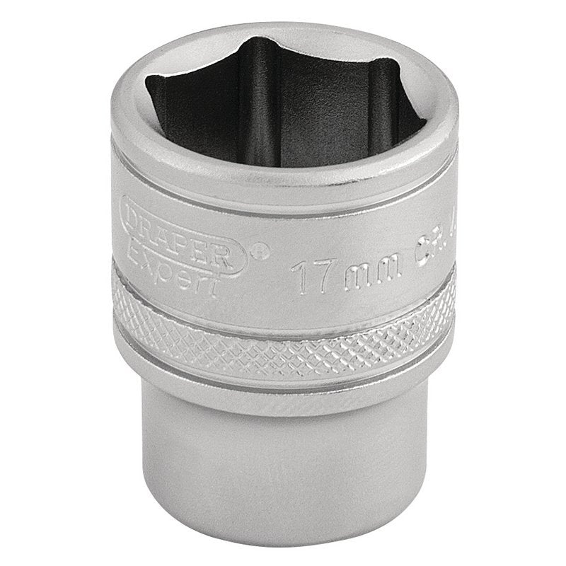 6 Point Metric Socket, 3/8" Sq. Dr., 17mm Main Image