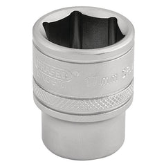 6 Point Metric Socket, 3/8" Sq. Dr., 17mm Main Image